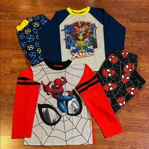 Bundle of 2: Marvel Superhero Pajama Sets